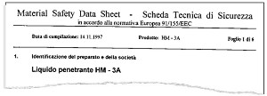 NDT Italiana SHERWIN DUBL-CHEK scheda di sicurezza